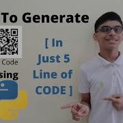 How To Generate QR Code Using Python 5 Lines Code