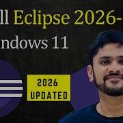 How To Install Eclipse IDE 2026 03 With Java 26 On Windows 11