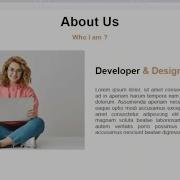 Responsive About Us Section Design Using HTML CSS About Us Page Tutorial