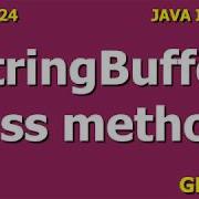 StringBuffer Class Methods Append Capacity Insert Replace Etc Lesson 24 Java In Hindi