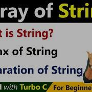 What Is String In C Language Declaration Initialization By Rahul Chaudhary