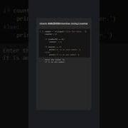 Check Odd Even Number Using Counter Concept In Python Programming