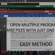 How To Open Multiple Programs And Files In One Click Easy Method Batch File Edward Labs