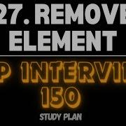 Leetcode 27 Remove Element Easy Java Solution