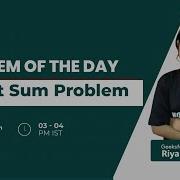 Problem Of The Day 29 07 21 Subset Sum Problem GeeksforGeeks Practice