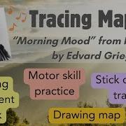 Musical Tracing Map Grieg Morning Mood Calming Movement Activity For Classroom