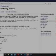CSES Problem Set Increasing Array Introductory Problems