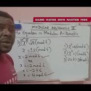Modular Arithmetic III Simple Equation In Modular Arithmetic