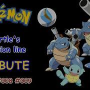 Pokemon Squirtle Wartortle Blastoise Mega Blastoise Kamex Tribute AMV