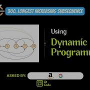FIND Longest Increasing Subsequence Leetcode 300 Dynamicprogramming