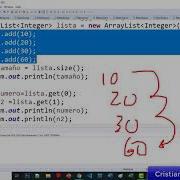 List Y ArrayList Metodo Add Size Get Y Recorrer Un Lista En JAVA PARTE 2 3
