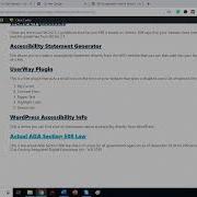 WP Accessibility Tool Plugin