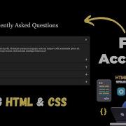 FAQ Accordion Design Using HTML CSS In Hindi How To Create FAQ Accordian HTML CSS Tutorial