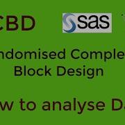 Analyse Data From Randomised Complete Block Design RCBD