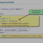 Control Structures Loop Invariants