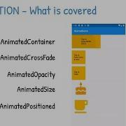 Flutter Animation AnimatedContainer AnimatedCrossFade AnimatedOpacity