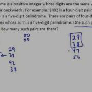 A Palindrome Of A Problem