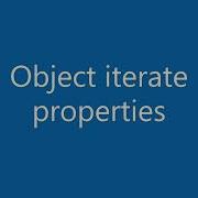 JavaScript How To Iterate Over Object Properties