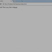 Creating A Simple Webpage Using Brackets