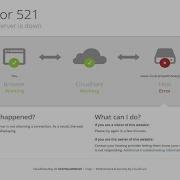 Решено Почему возникает ошибка 521