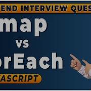 Map Vs ForEach In Javascript Map Vs ForEach Explained Frontend Interview Series Hindi 2024