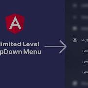 How To Create Angular Multi Level Unlimited Level Dropdown Menu