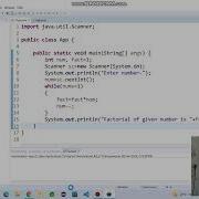Core Java Do While Loop Program To Calculate Factorial Of A Number