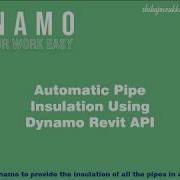 Automatic Pipe Insulation Using Dynamo RevitAPI