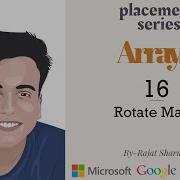 Rotate Matrix 16 Array Interview Bit