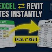 Edit Revit Schedule Using Excel Update Instantly