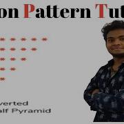 Draw Inverted Half Pyramid Pattern In Python Python For Beginners Python For Beginners Python