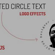 Animated Circle Text Logo Effects Using CSS JavaScript