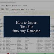 Text To Database Advanced ETL Processor Tutorial