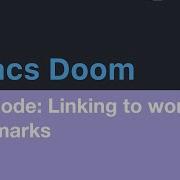 Emacs Doom E12 Org Mode Linking To Words Bookmarks