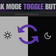 Create A Dark Mode Toggle Using HTML CSS No JS