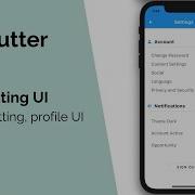Flutter Setting UI