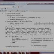 Examples For Modular Exponentiation