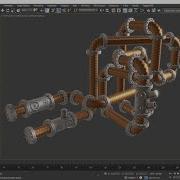 3DS Max Procedural Pipes