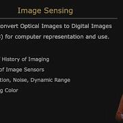 Overview Image Sensing