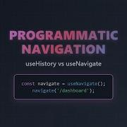 React Router Programmatic Navigation With UseNavigate UseHistory