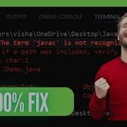 FIX Javac Is Not Recognized In VS Code Java Error Visual Studio Code 2025