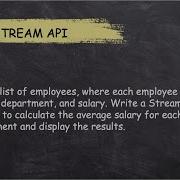 Java 8 Stream API 54 Find The Average Salary From Each Department