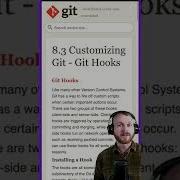 Git Pre Commit Hook In 45 Seconds Shorts