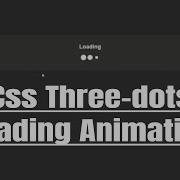 Three Dots Bounce Loading Effect Html And CSS Only