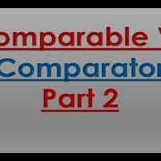 Comparable And Comparator Part 2