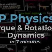 AP Physics 1 Обзор модуля 5 Динамика крутящего момента и вращения ВСЁ ЧТО ВАМ НУЖНО ЗНАТЬ
