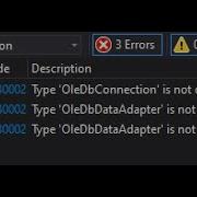 How To Fix BC30002 Type OleDbConnection Is Not Defined In Vb Net Visual Studio 2019
