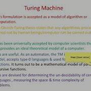 Turing Machine Automata Theory Module 4 Part 2