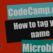 How To Name Tag In Micro Bit