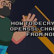 Decrypt C OpenSSL ChaCha20 With NodeJS Simple Tutorial